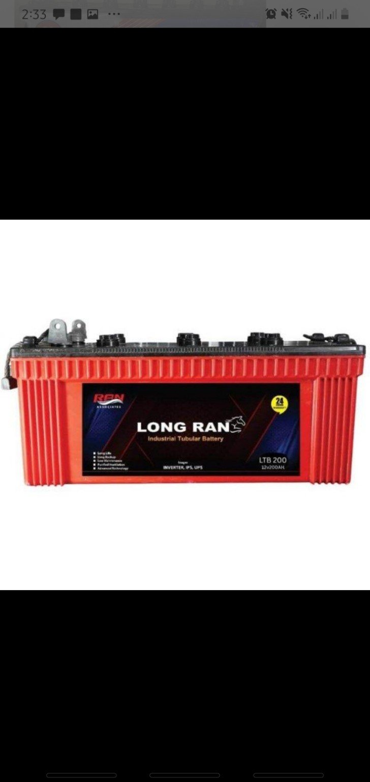 LONG RAN ACID 200 AH BATTEY