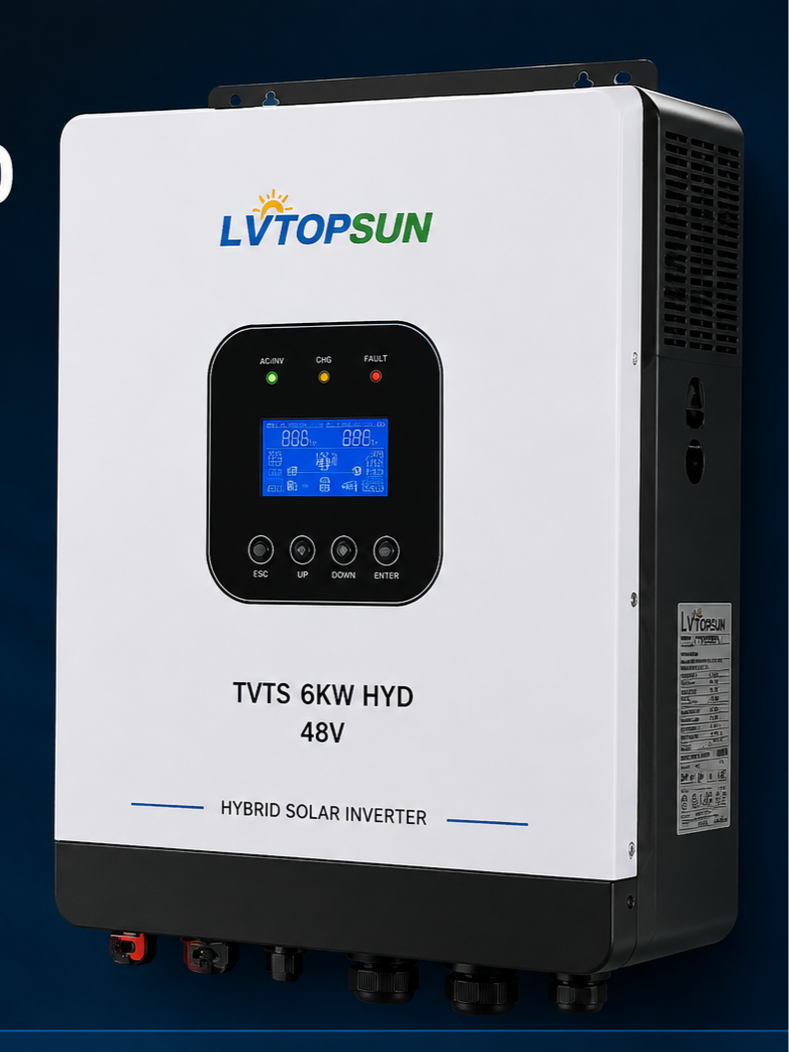 LVTOPSUN TVTS 6KW 48V Hybrid Inverter