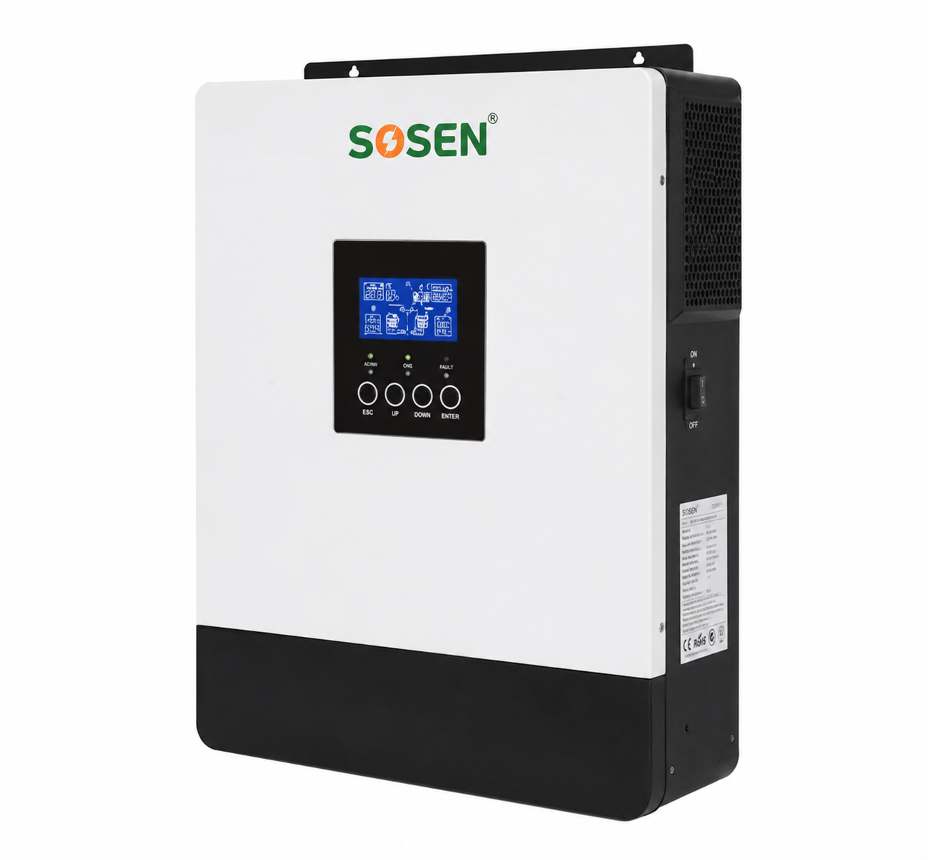 SOSEN 5.5KW 48V SOLAR OFF-GRID HYBRID INVERTER
